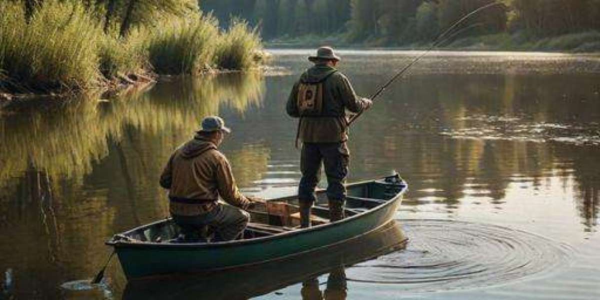 A large catalog of lines and fishing rods in the famous store